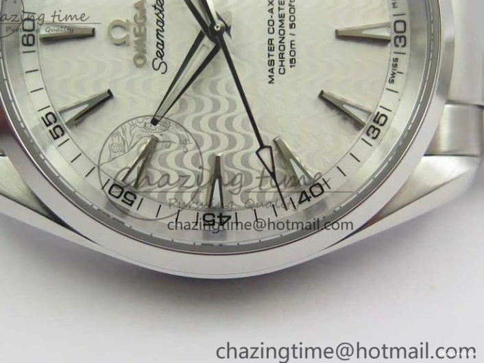 0407 Soft Aqua Terra 150M SS VSF 1:1 Best Edition White Wave Textured Dial on SS Bracelet A8500 Super Clone (2 Straps) 7916